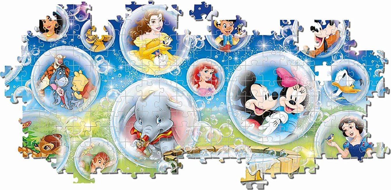 CLEMENTONI Panoramatické puzzle Disney kolekce 1000 dílků - obrázek 3