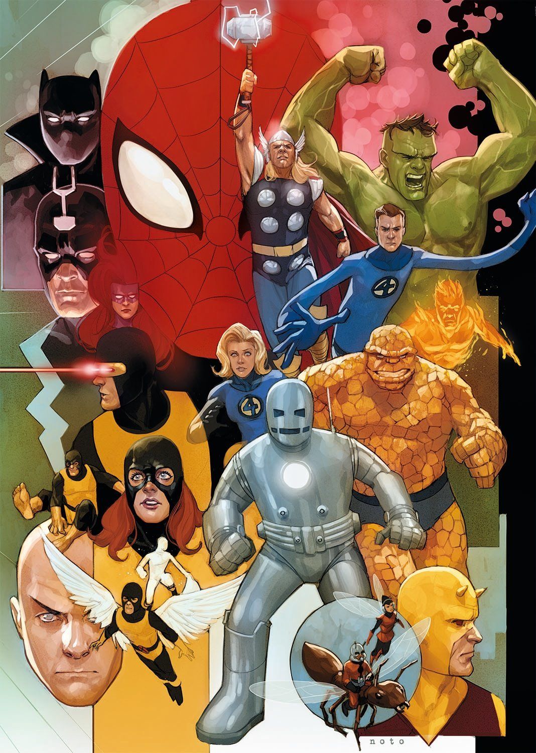 CLEMENTONI Puzzle Marvel 80 let, 1000 dílků - obrázek 1