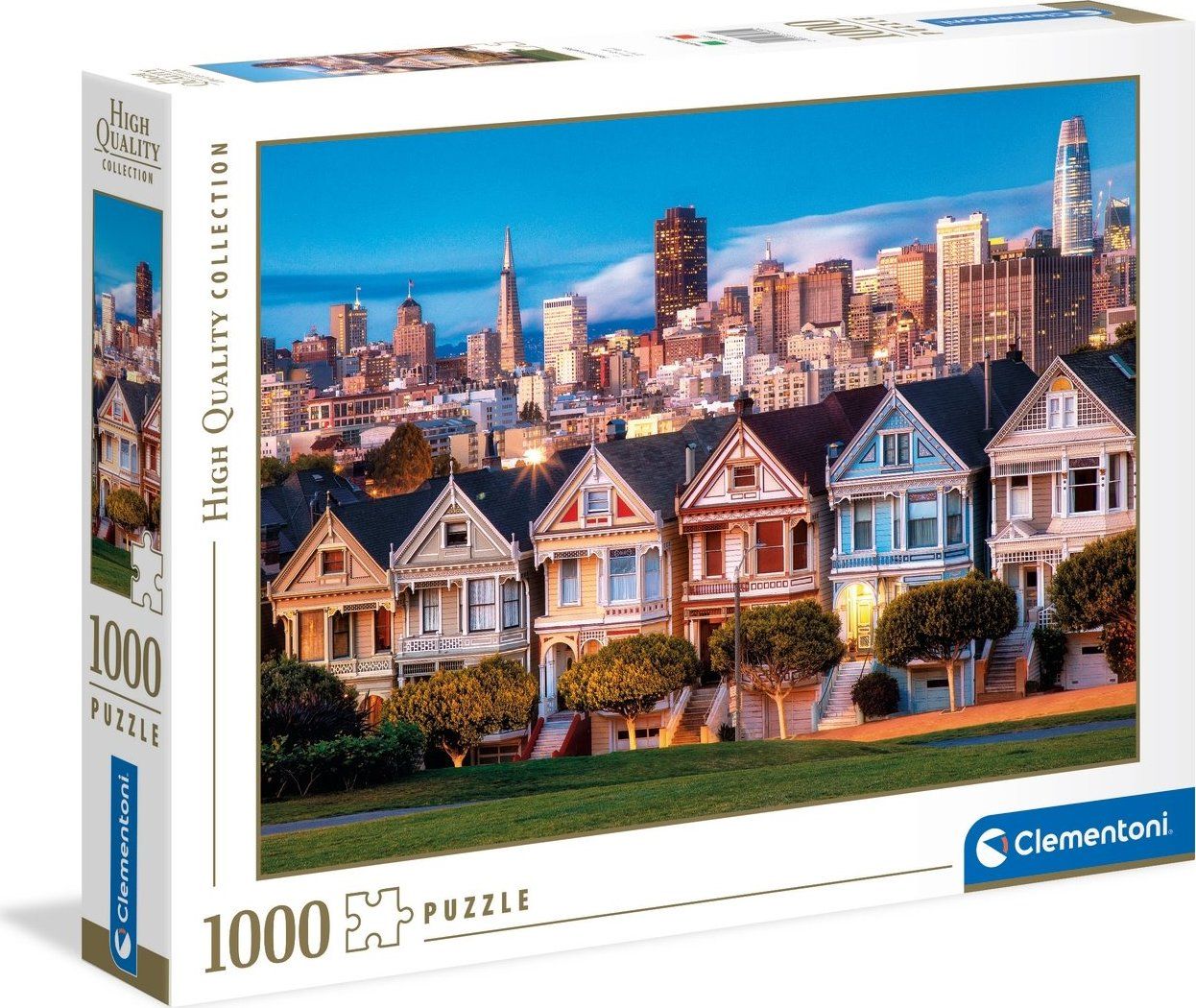 CLEMENTONI Puzzle Malované dámy 1000 dílků - obrázek 2