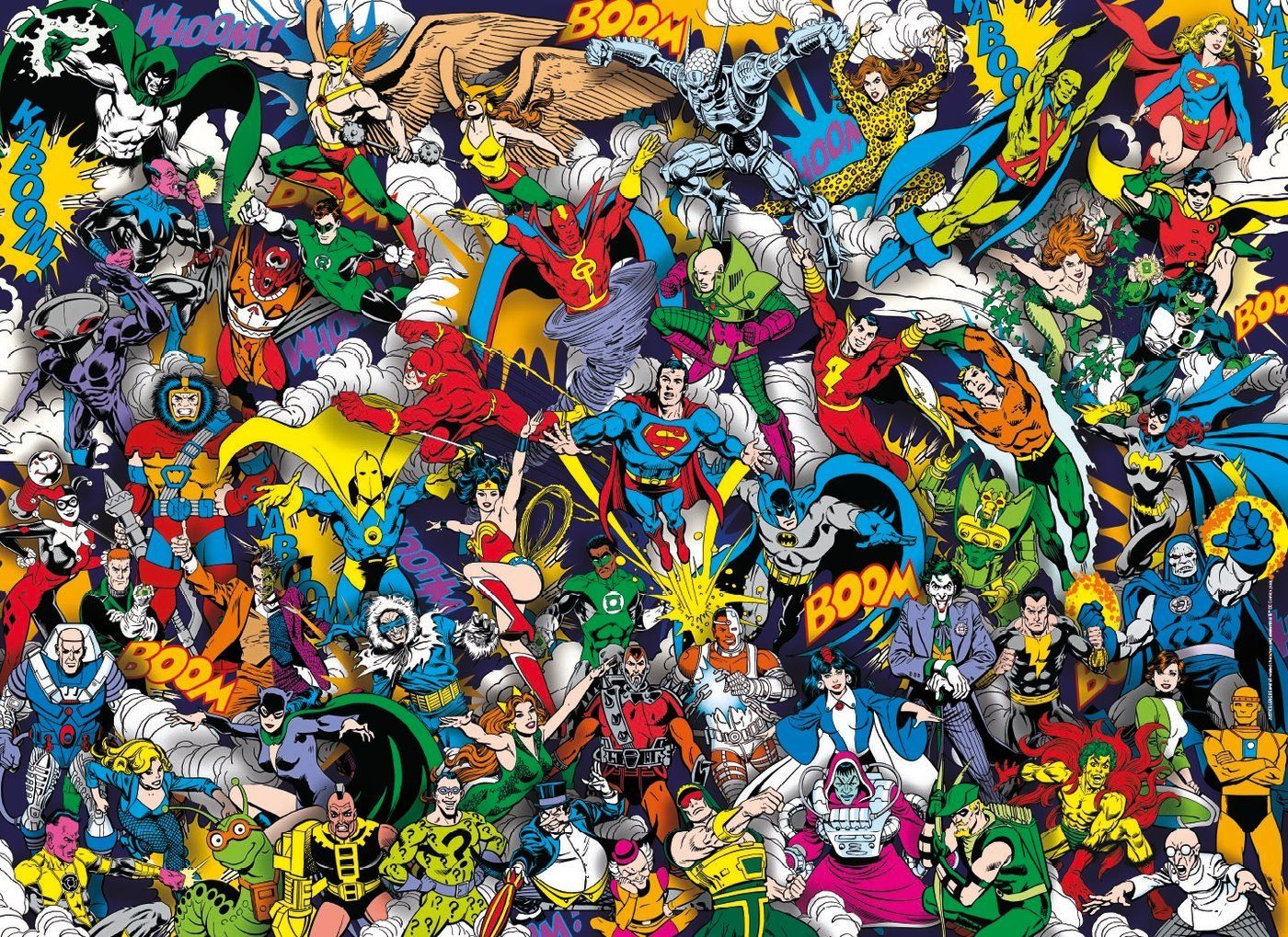 CLEMENTONI Puzzle Impossible: DC Comics Justice League 1000 dílků - obrázek 1