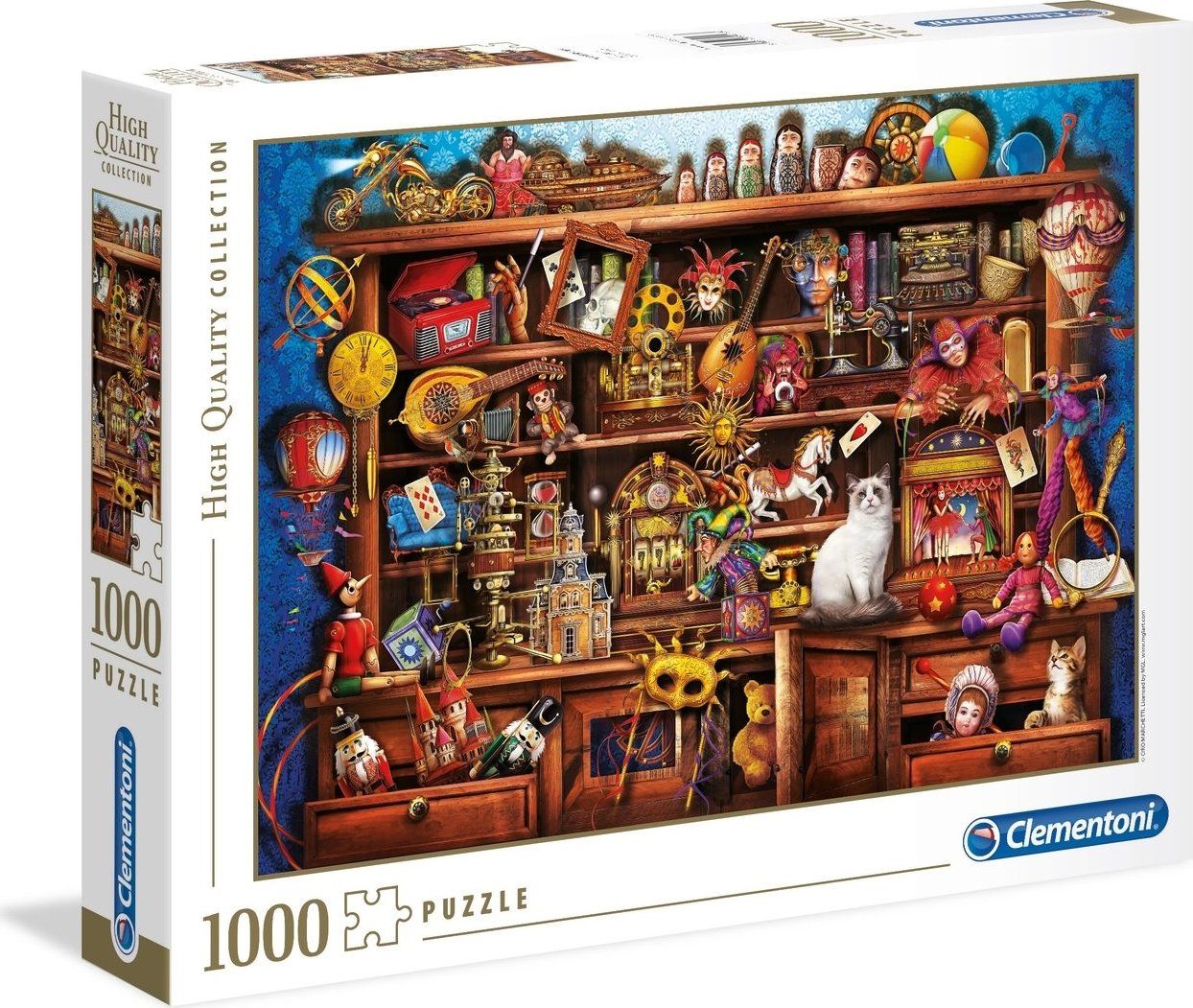 CLEMENTONI Puzzle Starý krámek 1000 dílků - obrázek 2