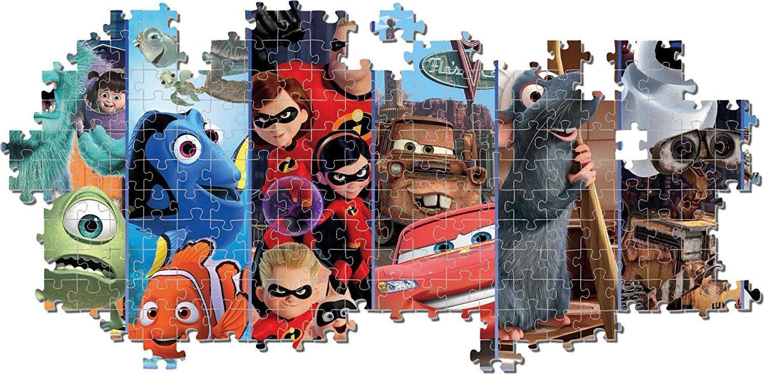 CLEMENTONI Panoramatické puzzle Pixar 1000 dílků - obrázek 2