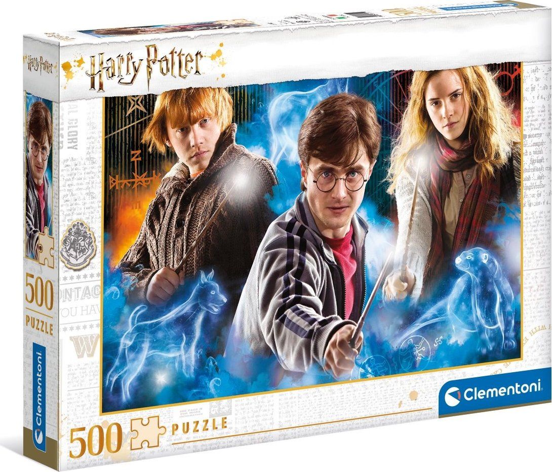 CLEMENTONI Puzzle Harry Potter 500 dílků - obrázek 2