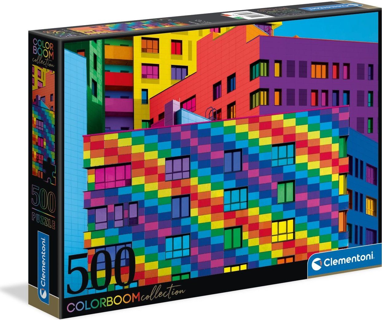 CLEMENTONI Puzzle ColorBoom: Squares 500 dílků - obrázek 2