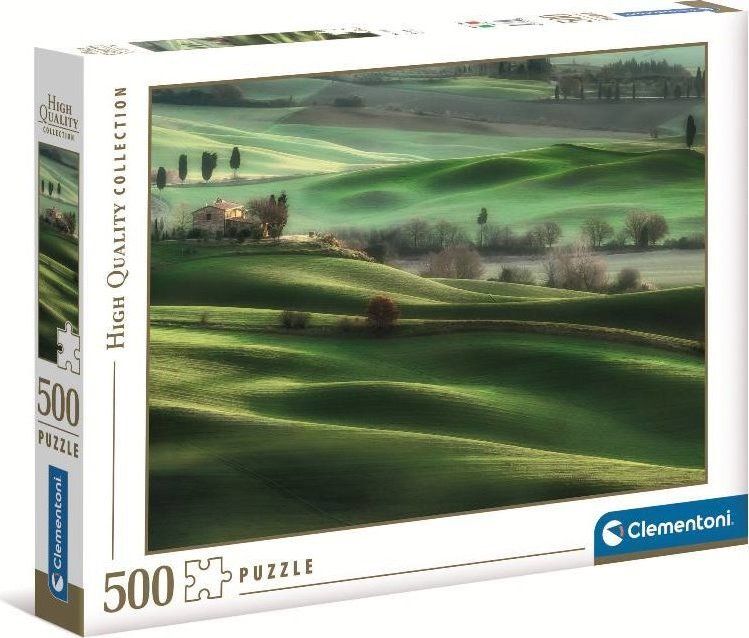 CLEMENTONI Puzzle Toskánské kopce 500 dílků - obrázek 2