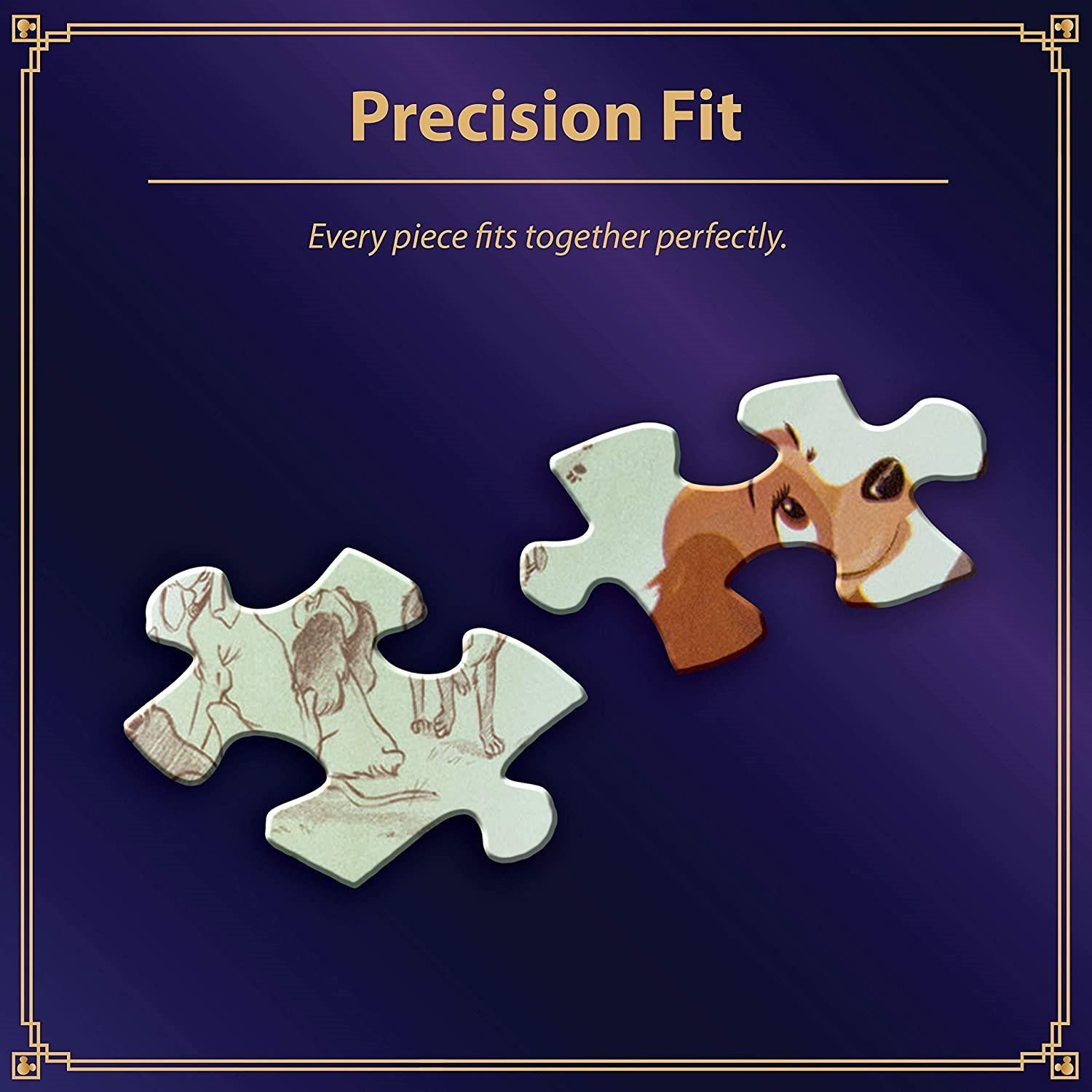 RAVENSBURGER Puzzle Disney poklady z trezoru č.1: Lady 1000 dílků - obrázek 4