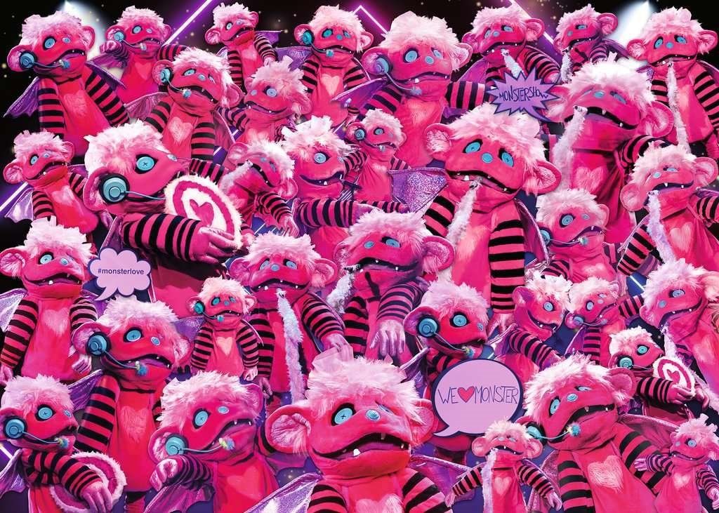 RAVENSBURGER Puzzle Challenge: Masked Singer Monster 1000 dílků - obrázek 1