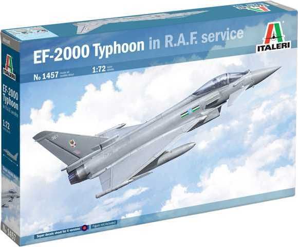 ITALERI Model Kit letadlo 1457 - Eurofighter Typhoon EF-2000 "In R.A.F. Service" (1:72) - obrázek 1