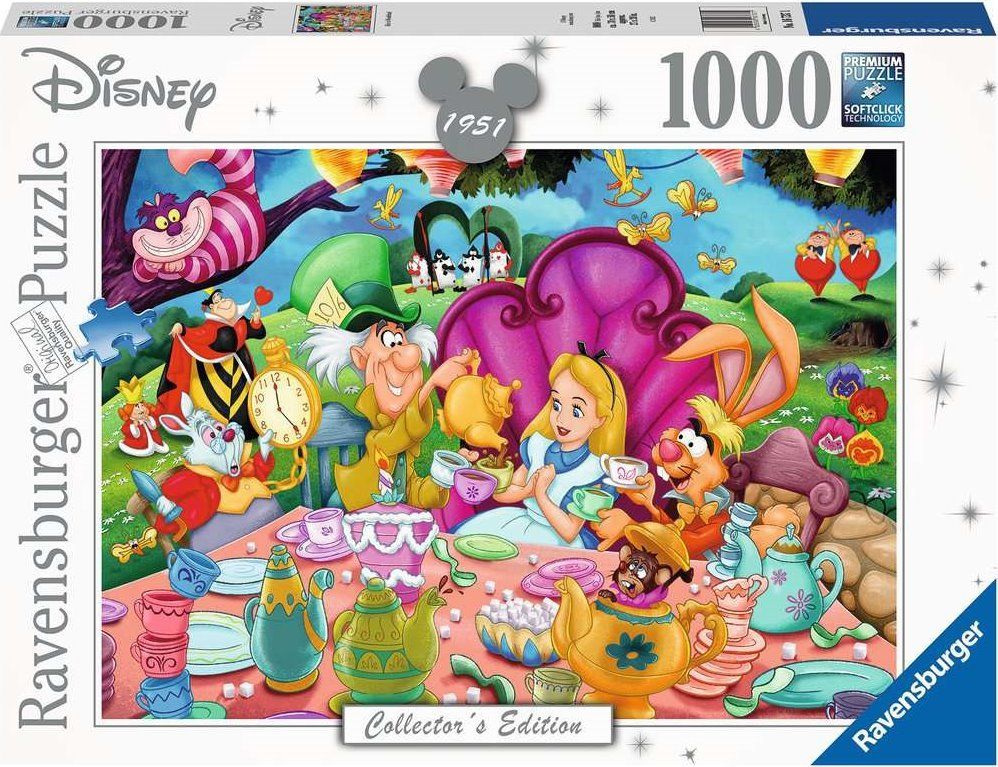 RAVENSBURGER Puzzle Alenka v říši divů 1000 dílků - obrázek 2