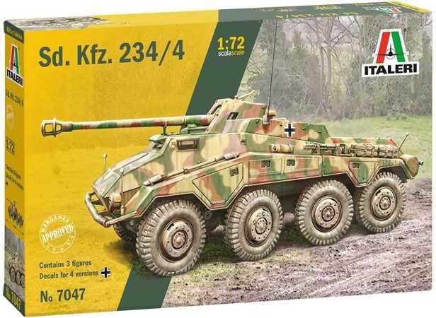 ITALERI Model Kit military 7047 - Sd. Kfz. 234/4 (1:72) - obrázek 1