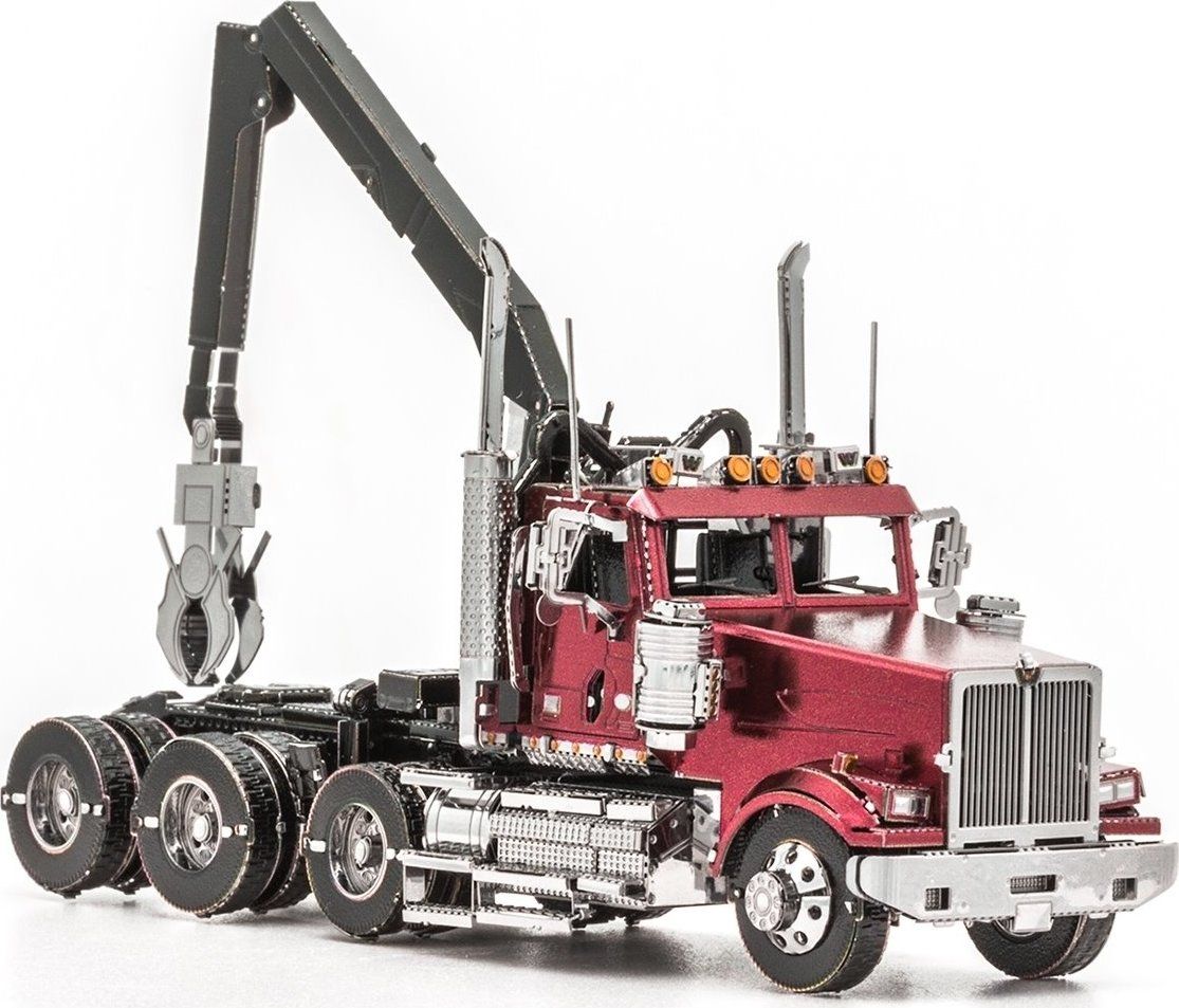METAL EARTH 3D puzzle Western Star 4900SF Log Truck - obrázek 1