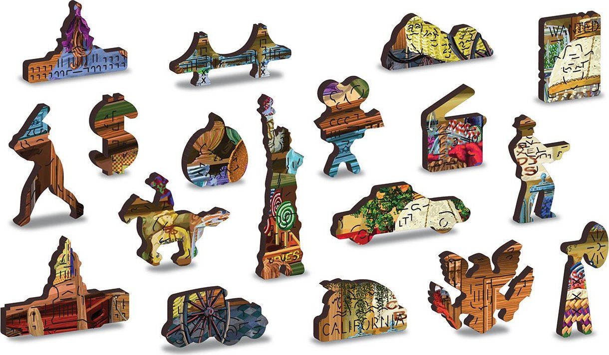 WOODEN CITY Dřevěné puzzle Sladké dobrodružství 2v1, 1000 dílků EKO - obrázek 5