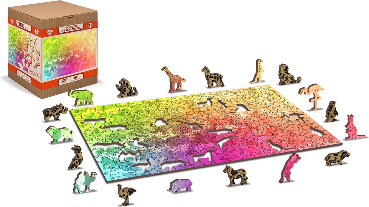 WOODEN CITY Dřevěné puzzle Motýlí sen 2v1, 150 dílků EKO - obrázek 8