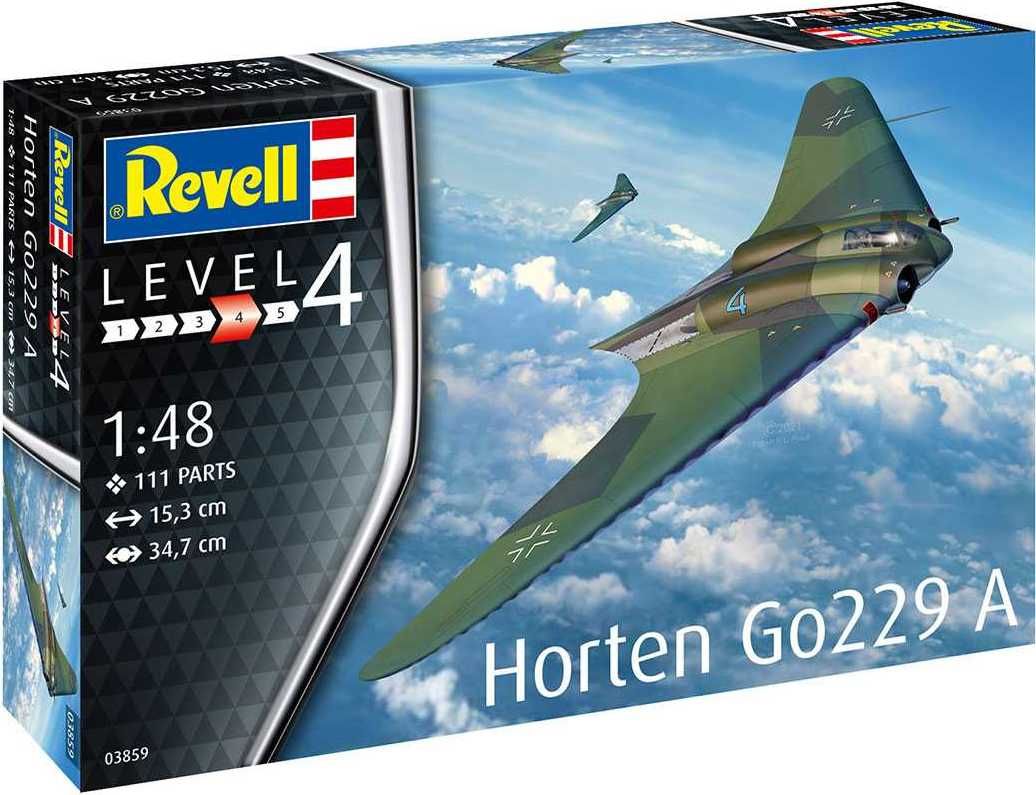 REVELL Plastic ModelKit letadlo 03859 - Horten Go229 A-1 (1:48) - obrázek 1