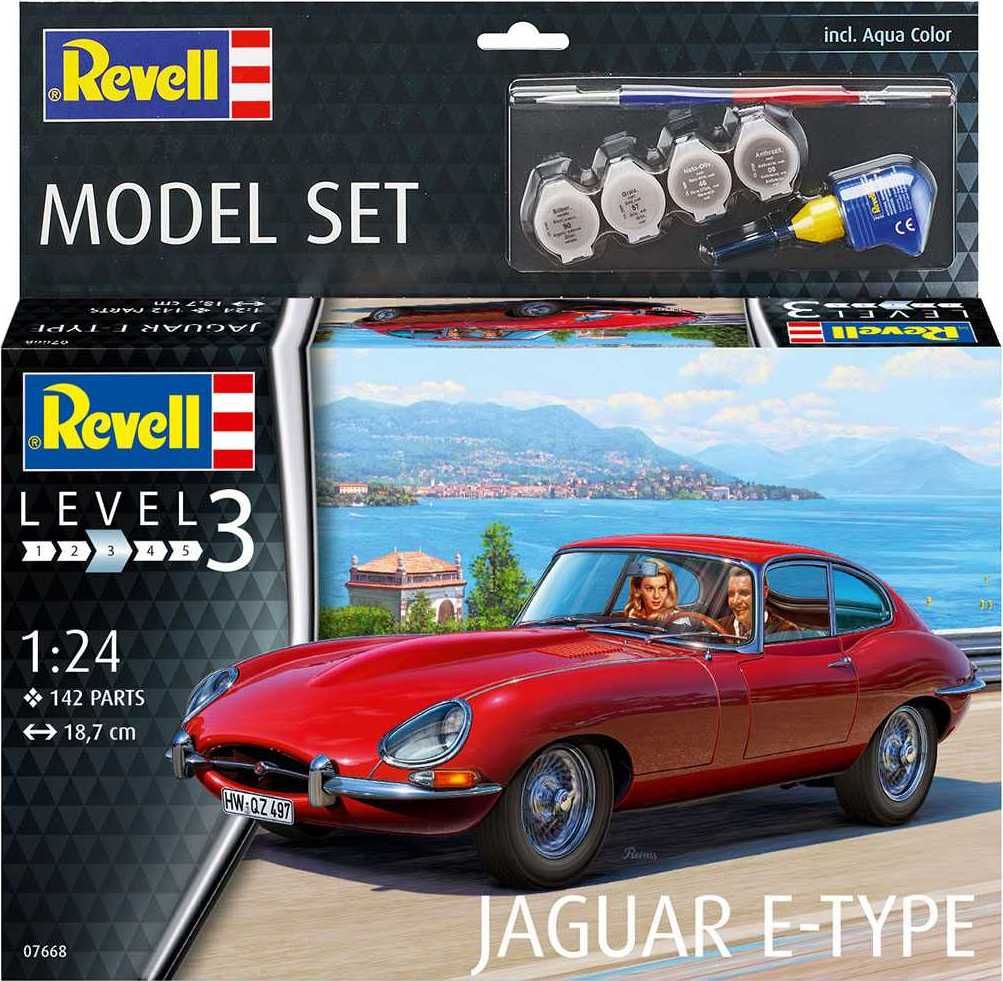 REVELL ModelSet auto 67668 - Jaguar E-Type Coupé (1:24) - obrázek 1