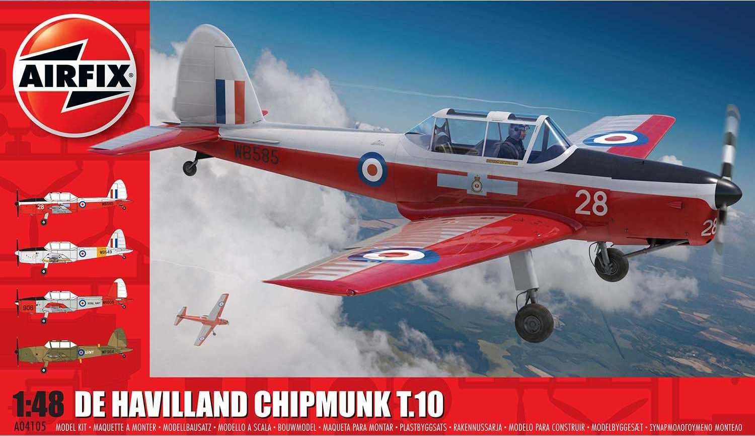 AIRFIX Classic Kit letadlo A04105 - de Havilland Chipmunk T.10 (1:48) - obrázek 1