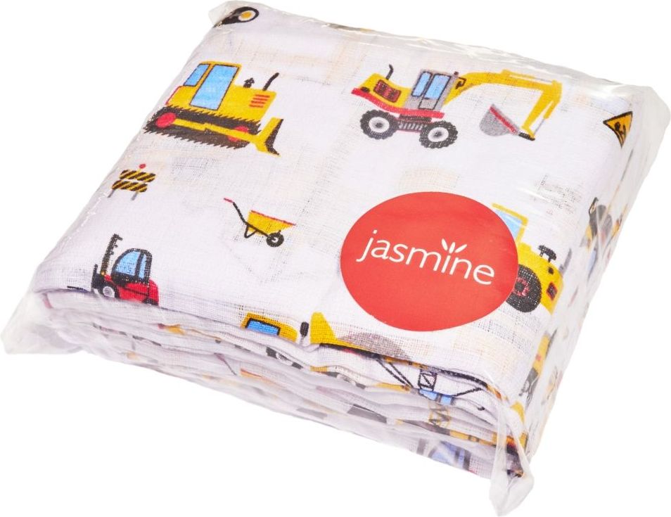 JASMINE Bavlněné pleny s potiskem Machine 70x80 cm 10ks - obrázek 3