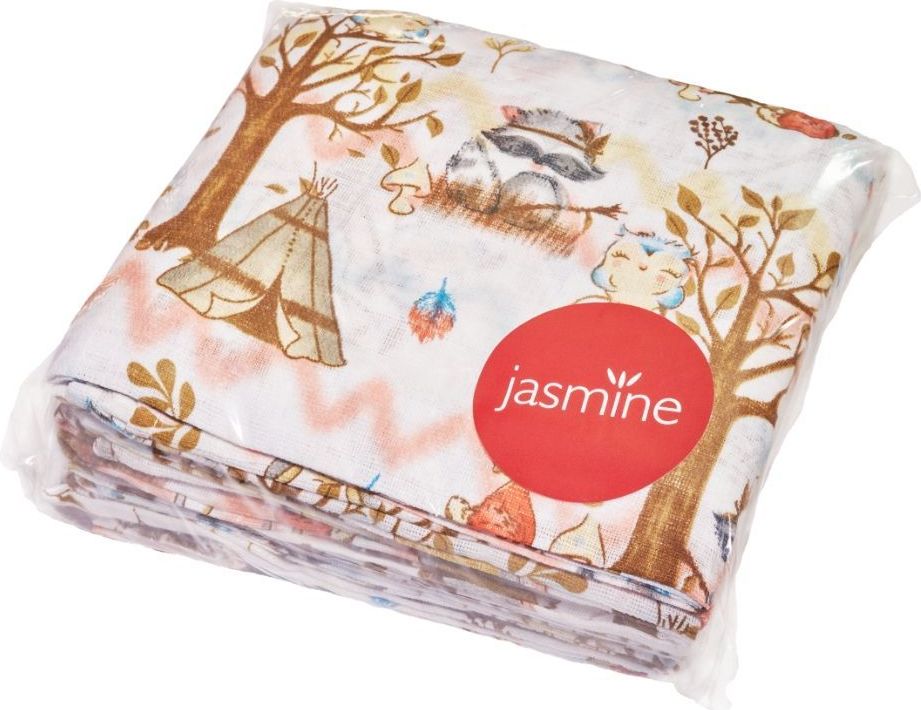 JASMINE Bambusové pleny Forest 1 60x60 5ks - obrázek 1