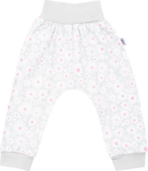 2-dílná kojenecká bavlněná souprava New Baby Happy Flower šedá 56 (0-3m) - obrázek 3