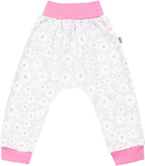 2-dílná kojenecká bavlněná souprava New Baby Happy Flower tmavě růžová 56 (0-3m) - obrázek 3