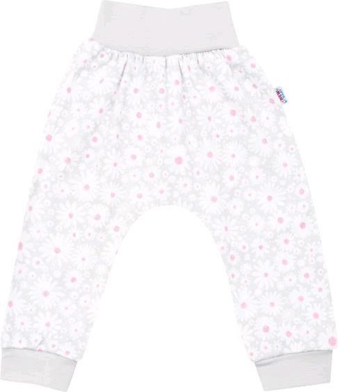2-dílná kojenecká bavlněná souprava New Baby Happy Flower šedá 80 (9-12m) - obrázek 3