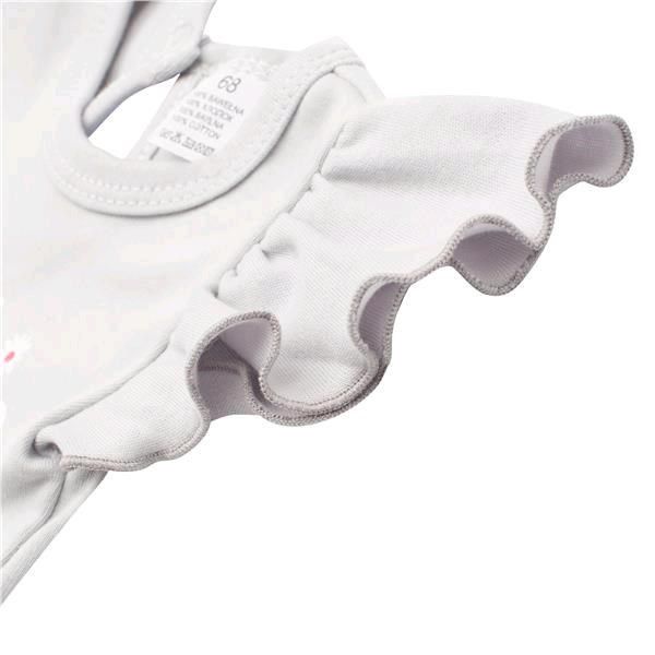 Kojenecké letní bavlněné šatičky s čelenkou New Baby Happy Flower šedé 80 (9-12m) - obrázek 4