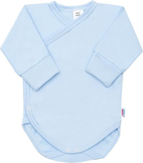 Kojenecké body s bočním zapínáním New Baby modré 62 (3-6m) - obrázek 1