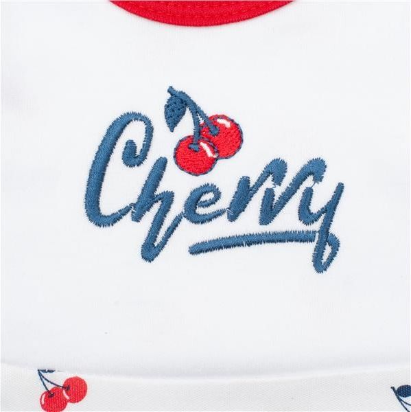 Kojenecké bavlněné body s dlouhým rukávem New Baby Cherry 74 (6-9m) - obrázek 2
