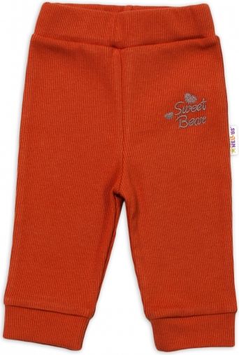 Baby Nellys Baby Nellys Kojenecká tepláková souprava  Teddy, dvojí zap. u krku - smetanová 68 (3-6m) - obrázek 3