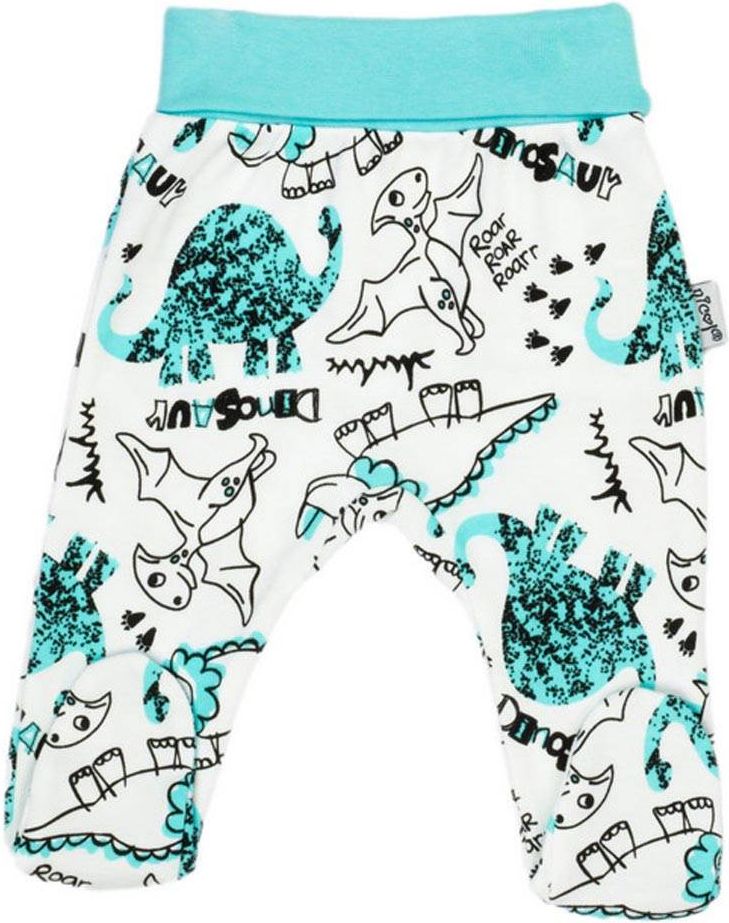Kojenecké bavlněné polodupačky Nicol Dinosaur 80 (9-12m) - obrázek 1