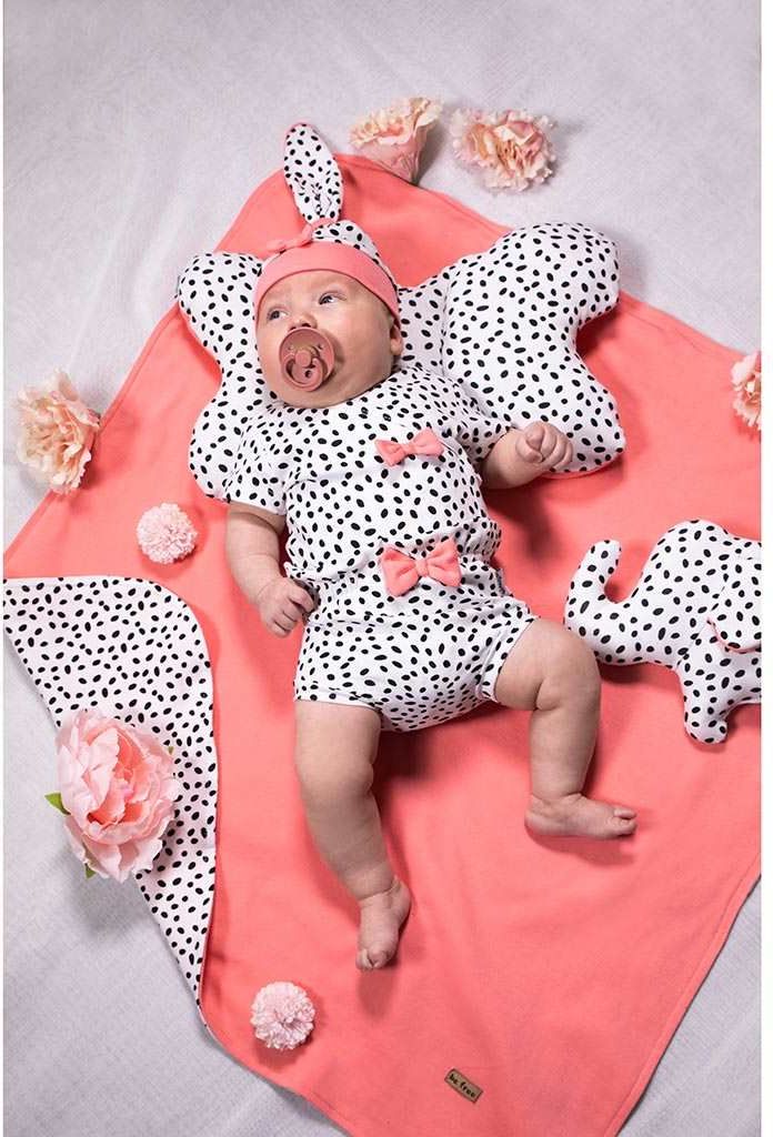 Kojenecké bavlněné kraťasy-bloomers Nicol Alice 0-3 m - obrázek 2
