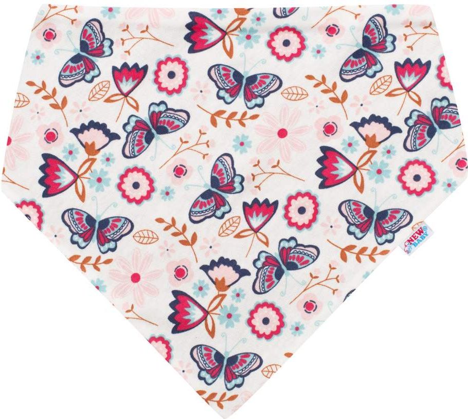Kojenecká čepička s šátkem na krk New Baby Missy fialová 80 (9-12m) - obrázek 2
