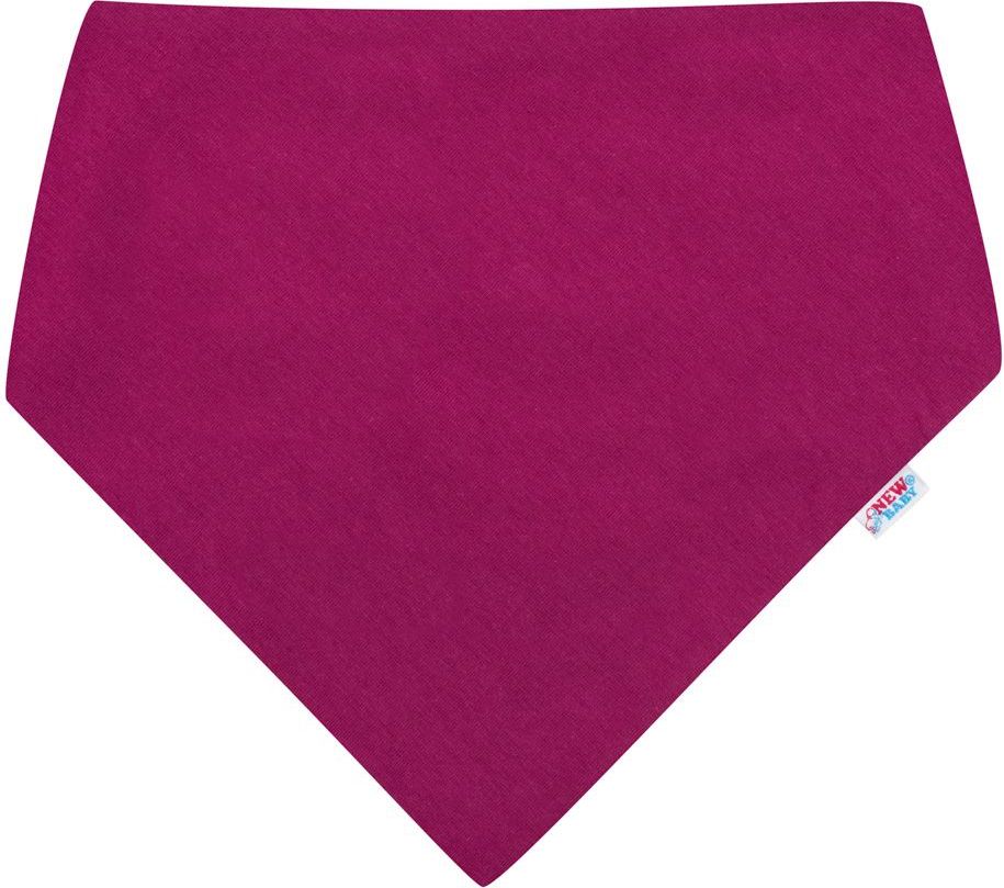 Kojenecká čepička s šátkem na krk New Baby Missy fialová 80 (9-12m) - obrázek 3