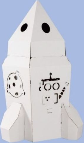 Tektorado Tektorado Malá kartonová vesmírná raketa - obrázek 2