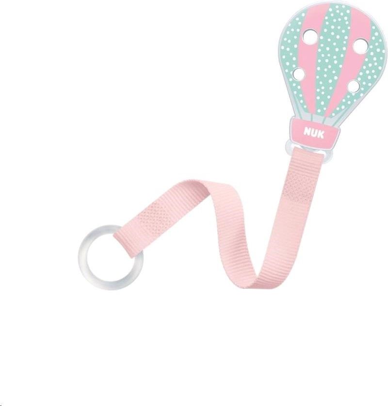 Stužka na šidítko NUK pink - obrázek 1