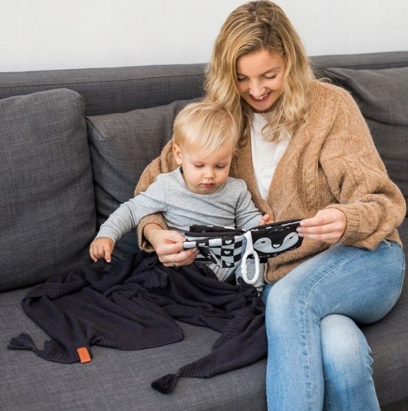 BabyOno BabyOno Luxusní bambusová dečka  - antracit - obrázek 2