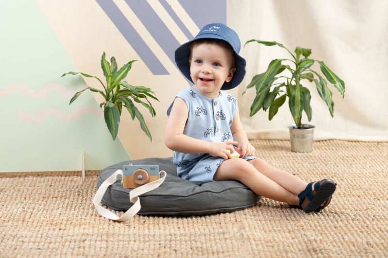 PINOKIO Pinokio Body s nohavičkami Summertime -  Kola - modré 62 (3-6m) - obrázek 3