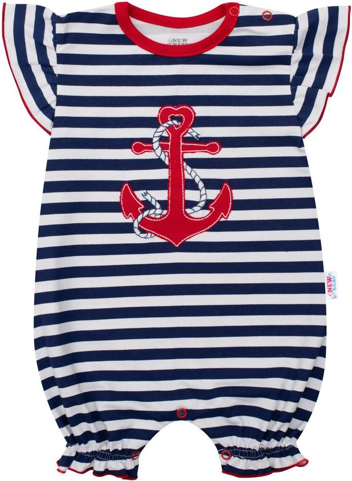 Holčičí letní overal New Baby Marine 80 (9-12m) - obrázek 1
