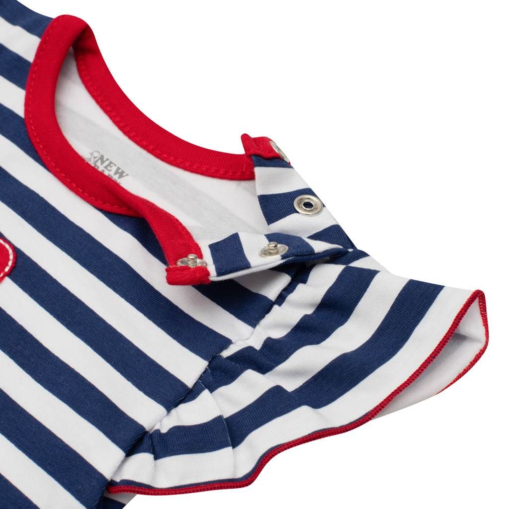 Holčičí body s krátkým rukávem New Baby Marine 80 (9-12m) - obrázek 2