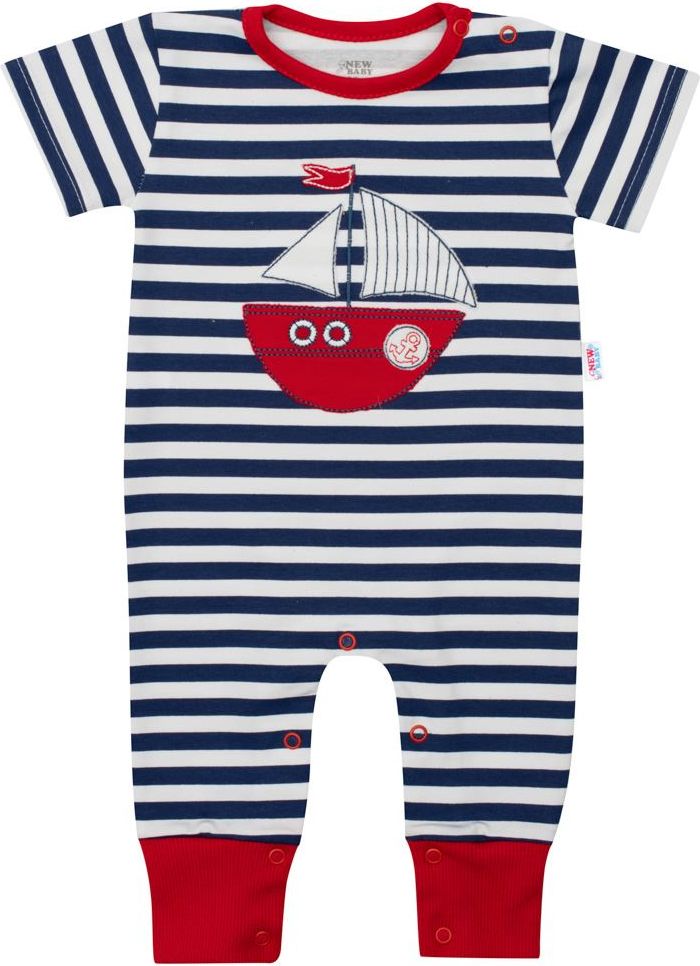 Klučičí letní overal New Baby Marine 74 (6-9m) - obrázek 1