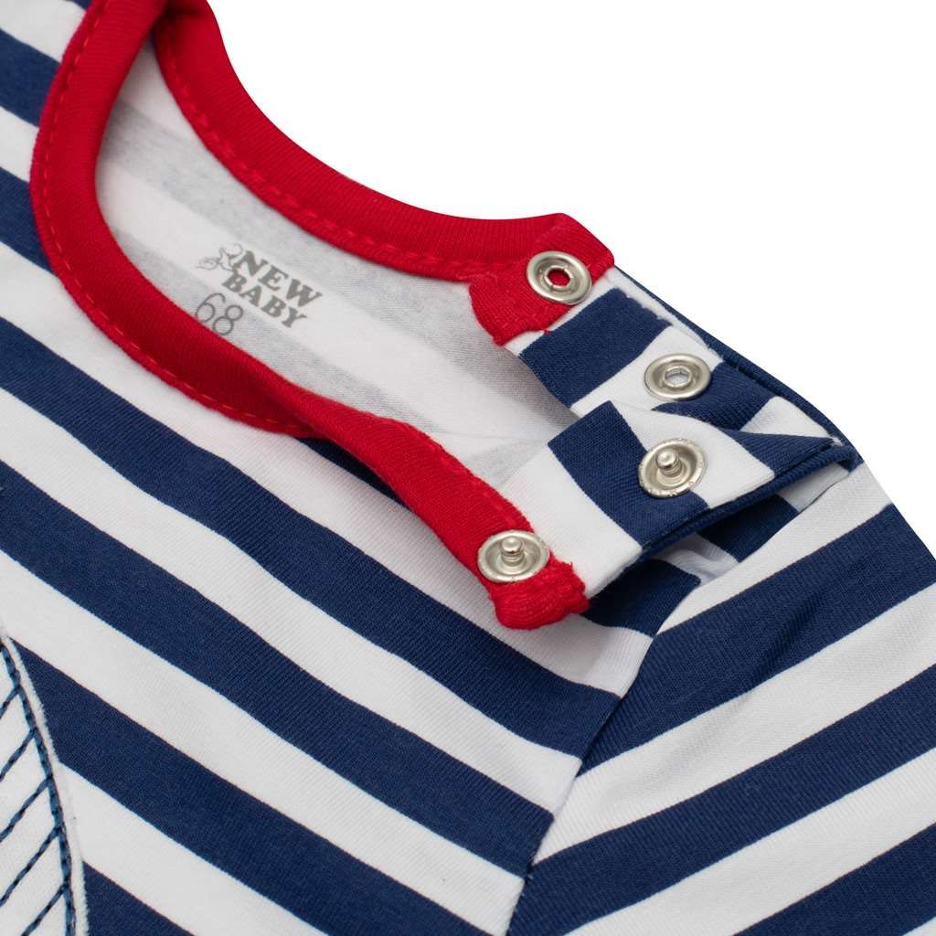 Klučičí body s krátkým rukávem New Baby Marine 56 (0-3m) - obrázek 3