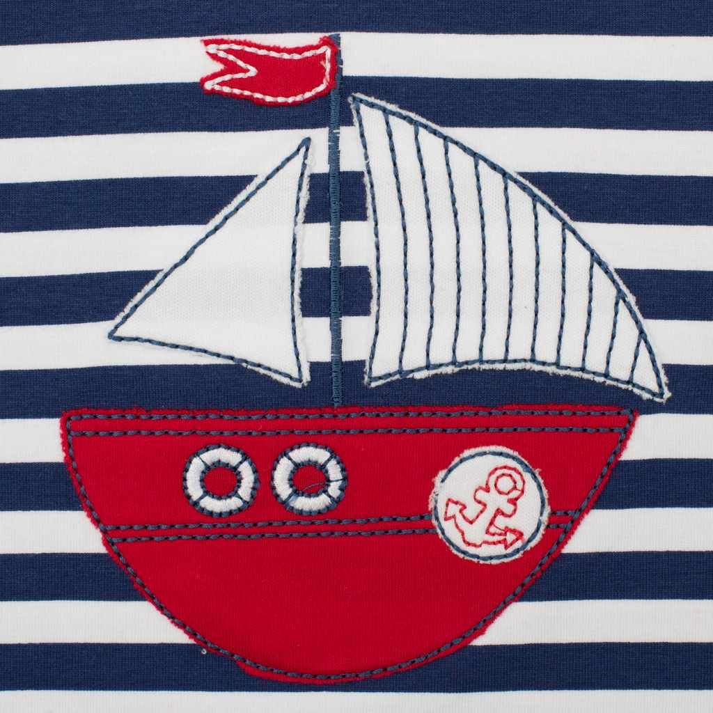 Klučičí body s krátkým rukávem New Baby Marine 68 (4-6m) - obrázek 2