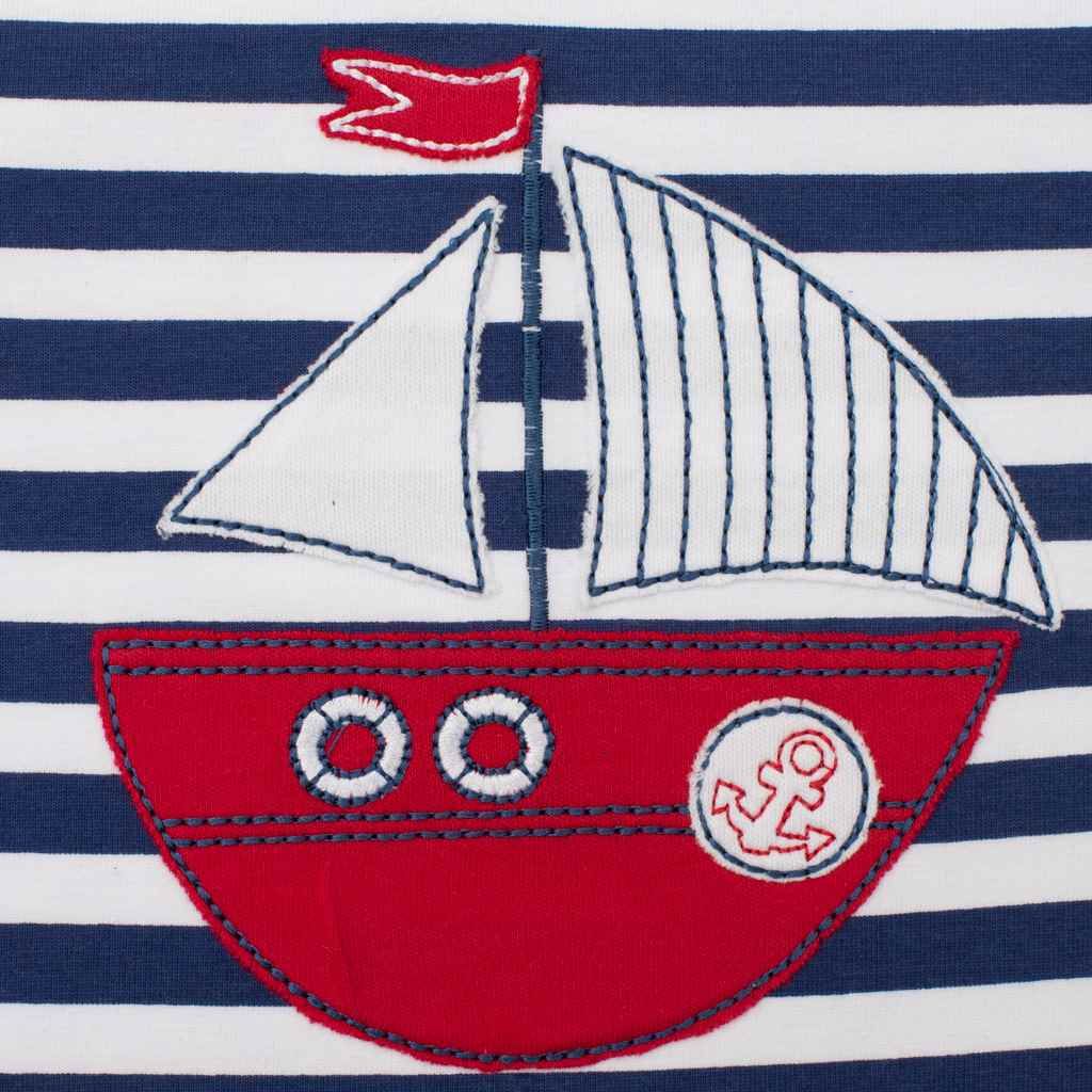 Klučičí body s krátkým rukávem New Baby Marine 74 (6-9m) - obrázek 3