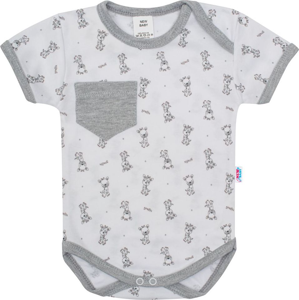 2-dílná letní bavlněná souprava New Baby Perfect Summer světle šedá 92 (18-24m) - obrázek 2