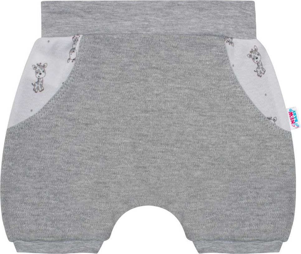 2-dílná letní bavlněná souprava New Baby Perfect Summer světle šedá 92 (18-24m) - obrázek 3
