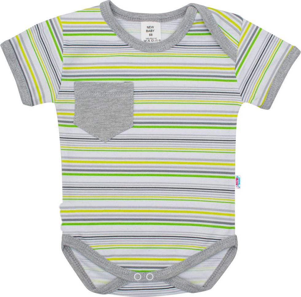 2-dílná letní bavlněná souprava New Baby Perfect Summer stripes 68 (4-6m) - obrázek 2