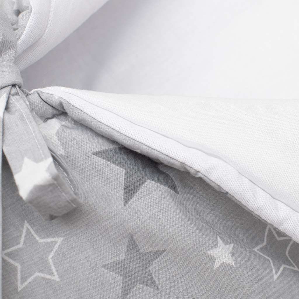 Klasická šněrovací zavinovačka New Baby JACKET šedá hvězdičky šedé - obrázek 3