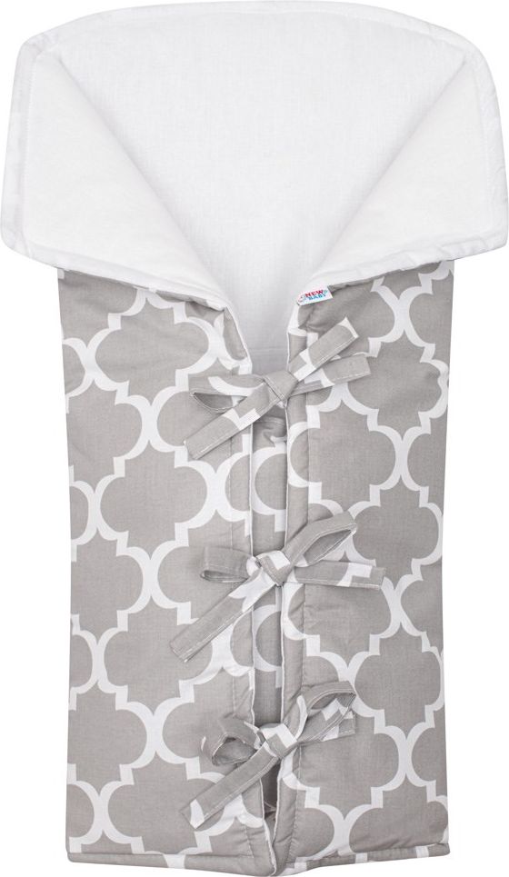 Klasická šněrovací zavinovačka New Baby JACKET šedá maroko - obrázek 1
