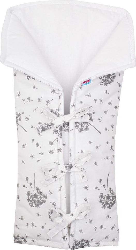 Klasická šněrovací zavinovačka New Baby JACKET chmýří bílá - obrázek 1