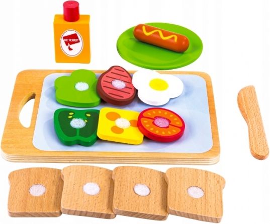 ECO TOYS Eco Toys Dřevěná sada - Snídaně - obrázek 2